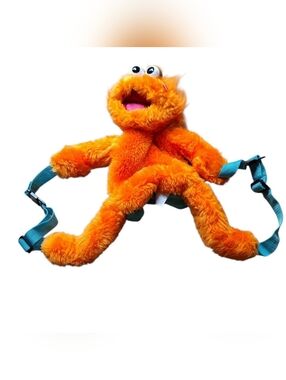 Vintage Zoe Sesame Street Plush Backpack